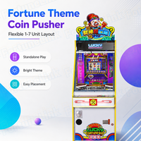 Machine de jeu Coin Pusher directement de l'usine pour FEC, machine d'arcade connectable avec cabinet métallique durable, machine Coin Pusher à vendre