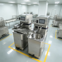 Biscuit chocolade-coatingmachine met roerfunctie, automatische temperatuurregeling, voor chocoladeverwerking