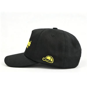 Gorra de Béisbol de Lujo Negra y Blanca con Bordado 3D, Ligera, Resistente al Viento, Personalizada, Unisex, para Adultos, de Tela de Poliéster Twill - Product Image 6