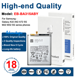 Batteria Li-polimero EB-BA426ABY 4860mAh con Garanzia di 18 Mesi, Batteria Sostitutiva per Samsung Galaxy <span class=keywords><strong>A72</strong></span> A32 A42 M22 M32 5G - Product Image 2