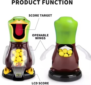 Pistola ad Aria Compressa con Palline di Schiuma, Gioco di Tiro al Bersaglio per Due Giocatori, Effetti Sonori, Giocattolo Educativo per Bambini - Product Image 5