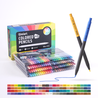 Ensemble de crayons de couleur mécaniques de luxe, 96 couleurs, assortiment énorme, crayons de couleur automatiques, crayons de dessin professionnels pour artistes, en vrac