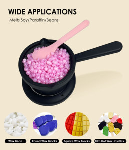 เครื่องอุ่นแว็<span class=keywords><strong>ก</strong></span>ซ์<span class=keywords><strong>ก</strong></span>ำจัดขนขนาดเล็ก 200 มล. แบบขายส่ง พร้อมที่จับ ปลอดสารพิษ สำหรับใช้ในร้านเสริมสวยและที่บ้าน - Product Image 6