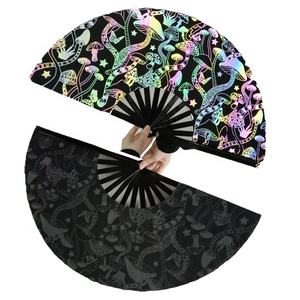 खेत चीनी कुंग फू ताई ची सजावट काले ड्रैगन नृत्य अनुकूलित प्रशंसक - Product Image 5