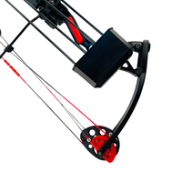 Arc composé de tir à l'arc pour jeunes et débutant, droitier/gaucher, poids de 10 à 20 lb, avec équipement de chasse
