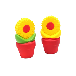 Tournesols en mousse PU de haute qualité en pot, jouets <span class=keywords><strong>anti</strong></span>-<span class=keywords><strong>stress</strong></span> à montée lente, cadeau promotionnel pour enfants, garçons et filles - Product Image 1