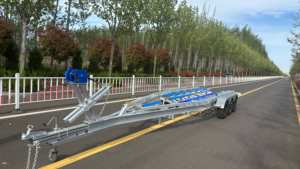 <span class=keywords><strong>Remorque</strong></span> pour <span class=keywords><strong>bateau</strong></span> en aluminium à trois essieux de grande taille (33 pieds), idéale pour <span class=keywords><strong>bateau</strong></span> de 32 pieds avec VIN, DOT et CE - Product Image 5