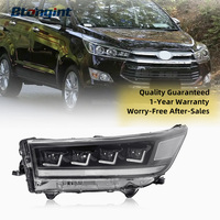 Convient pour Toyota INNOVA 2016-2022, ensemble de phares améliorés, lentille de projecteur quadruple, LED DRL et clignotants séquentiels
