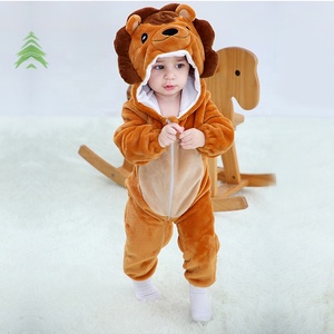 Michley 2025 invierno Unisex niño mameluco 3D bebé disfraz con cabeza de Animal Sudadera con capucha pijama con cremallera recién nacido traje de Cosplay - Product Image 3