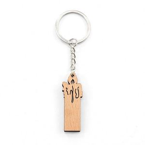 Llavero de madera artesanal de recuerdo, regalos de madera natural, llavero de madera, llavero de vela - Product Image 1
