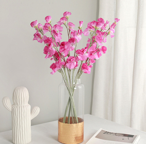 YOPIN-1072 piselli dolci artificiali orchidee <span class=keywords><strong>di</strong></span> seta Real Touch Pea Blossom per la decorazione - Product Image 3