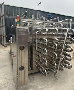 Pasteurisateur et stérilisateur tubulaire automatique pour jus de fruits à haute viscosité avec pulpe, pour ligne de production de produits laitiers, de boissons et de sauces - Product Image 1