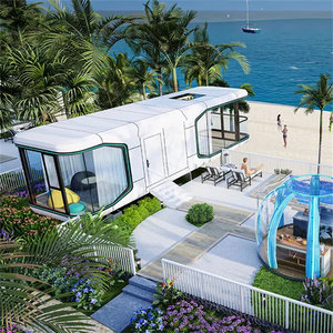 Ngoài trời prefab khách sạn Homestay văn phòng <span class=keywords><strong>container</strong></span> di chuyển nhỏ sang trọng Apple pod không gian mô-đun Viên Nang Nhà - Product Image 5