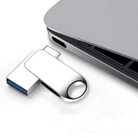 Nueva Memoria USB OTG para Teléfono, Unidad Flash USB C de 2 TB, Metálica