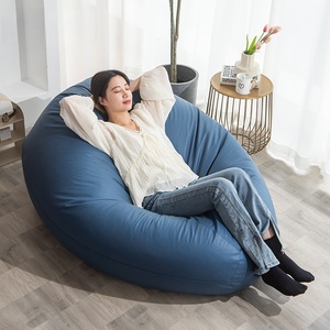 Pouf Poire Canapé Paresseux pour Maison Chambre à Coucher Convertible ou Allongé Assise Créative Petit Pouf Simple pour Balcon Fauteuil de Loisirs Tatami - Product Image 6