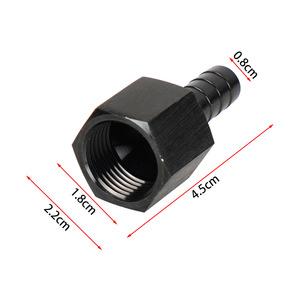 Raccord de tuyau de carburant 3/8 à An6 An8 en aluminium pour la réparation du régulateur de pression de carburant, pièce de rechange - Product Image 1