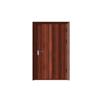 Puerta ignífuga de Metal de estilo acero Simple moderna de alta calidad hecha a medida para uso doméstico de Hotel venta directa de fábrica para Exterior