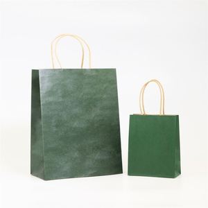 Bolsa de Papel de Regalo de Lujo Personalizada KM para Ropa, Embalaje de Venta al por Menor, Duradera, Marrón, Reutilizable, para Joyería, con Asa - Product Image 2