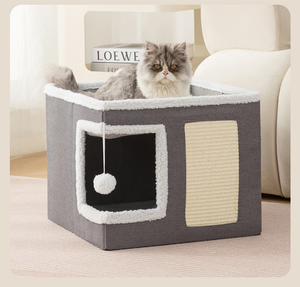 Modernes Großhandels-Haustierbett, Anpassbar, Mehrfarbig, Doppelt Langlebig, Faltbar, für Katzen, Hunde und Kleintiere, Handwaschbar, Umweltfreundlich, Modisch - Product Image 1