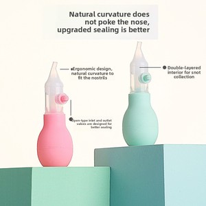 Offre Spéciale : Kit d'<span class=keywords><strong>Aspirateur</strong></span> <span class=keywords><strong>Nasal</strong></span> Réutilisable pour Bébé et Nourrisson, Nettoyeur de Mucus <span class=keywords><strong>Nasal</strong></span> Froid avec Pompe PP Anti-reflux - Product Image 2