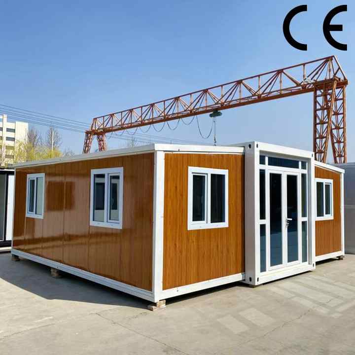 40ft Prefab Expandable Folding Houses Quick Concrete Flat Pack Foldable Storage Container Homes Portable Office Units
