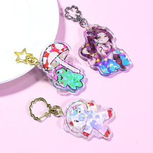 Sinh thái thân thiện Keychain Acrylic quyến rũ tùy chỉnh bán buôn Chất lượng cao dễ thương phim hoạt hình Acrylic vòng chìa khóa tùy chỉnh - Product Image 4