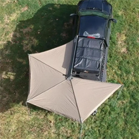 Tente de toit autoportante 270 degrés pour SUV 4x4 tout-terrain, en tissu Oxford imperméable, quatre saisons, avec lampes
