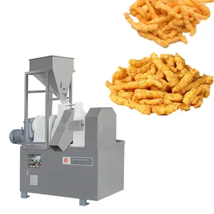 Fried Baked Kurkure cheetos Making Machines Corn Snacks Food Processing Line