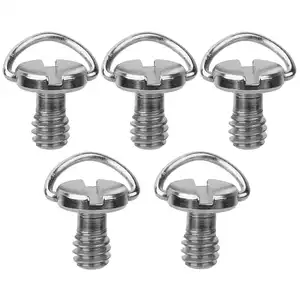 YH Stainless Steel Quick Release D Ring Adapter Screw Hinged Holder Camera Thumb Fixing Screw Thread For Tripod