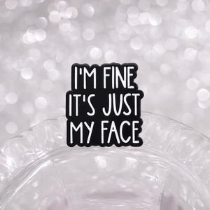 <span class=keywords><strong>Sto</strong></span> <span class=keywords><strong>bene</strong></span>, è solo la mia spilla con smalto per il viso divertente e sarcastica con spille a forma di animale - Product Image 4