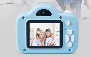 Mini caméra pour enfants, vidéo HD 1080P, zoom optique, batterie rechargeable, écran 3 pouces+, cadeau d'anniversaire pour enfants, double objectif, instantanée - Product Image 6