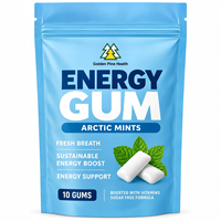 Fabrication de chewing-gum à la vitamine B12 B6 avec L-théanine, suppléments de caféine, bonbons énergétiques à mâcher pour adultes, chewing-gum