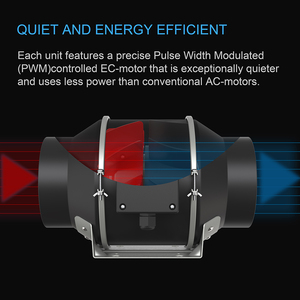 4 6 8 inch lọc không khí kit wifi thông minh Inline <span class=keywords><strong>Duct</strong></span> <span class=keywords><strong>Fan</strong></span> thông gió làm mát hệ thống thông gió cho nhà máy trong nhà phát triển lều - Product Image 4