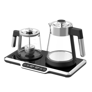 Hotsy portátil té viaje pequeño Mini Teteras de vidrio hervir <span class=keywords><strong>leche</strong></span> Hervidor eléctrico Samovar té máquina termostato Control - Product Image 1