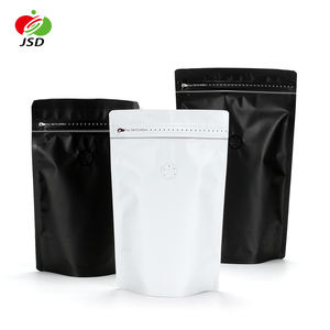 Cierre de cremallera de plástico impermeable, bolsas de café con válvula, embalaje de alimentos, 15x23 + 5CM, <span class=keywords><strong>precio</strong></span> de fábrica - Product Image 3