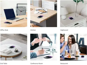 Factory Wholesale Customized USB 15W Fast Charging Furniture Wireless Charger