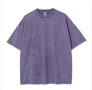 T-shirt surdimensionné personnalisé pour homme, imprimé floqué avec lettres, col rond, manches courtes, style décontracté, 100 % coton jersey - Product Image 4