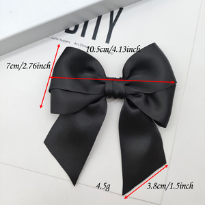 Bán Buôn Tùy Chỉnh Satin Ribbon Bow Cho Món Quà Chai Gói Satin Bao Bì Với Ban Nhạc Đàn Hồi Đảng Trang Trí Đám Cưới Đóng Gói Bow - Product Image 2