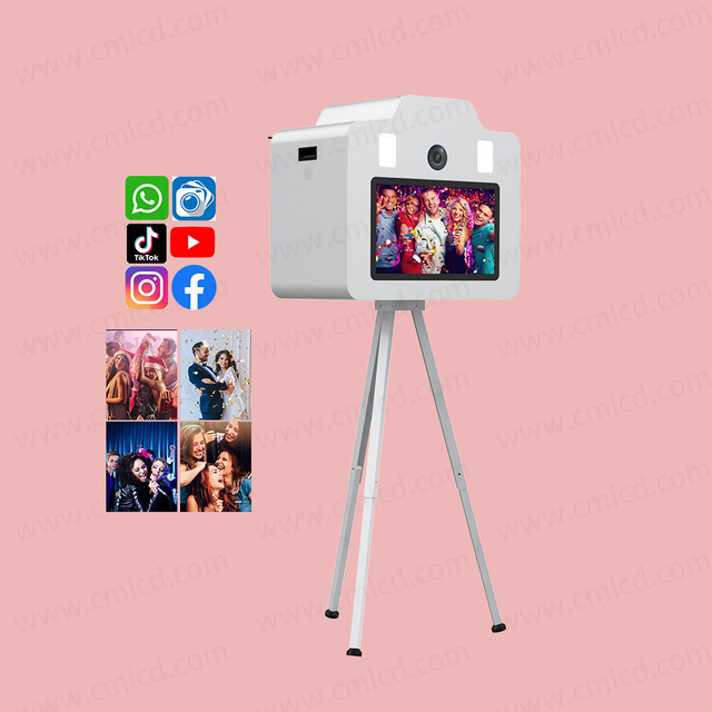 Hot Sale 21.5 Inch Instant DSLR Camera DNP620 DNP RX1 HITI P525L Printer Adapted for Party Wedding Event Selfie Photo Booth Box