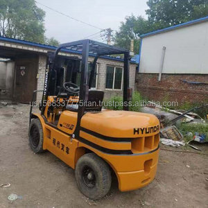 Montacargas Hyundai con Motor Diésel Isuzu Coreano, Neumáticos Sólidos para Uso en Exteriores, 3 Toneladas, 3.5 Toneladas, Altura de Elevación 3000-7000mm, Mástil de Tres Etapas - Product Image 2