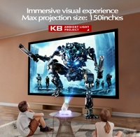 2025 mise au point automatique Keystone plus récent Smart WiFi 3D LCD vidéo Full HD 1080P Android 13 LED Home cinéma KTV fête e-sport 4K projecteur