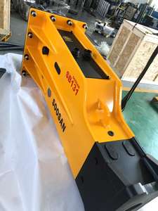 SOOSAN SB131 BOX TYPE Hydraulic Breaker with Standard Features Includes Chisels Hoses Nitrogen <b>Cylinder</b> <b>Gas</b> Charging Kit - Product Image 4