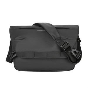 Sac à bandoulière décontracté en nylon imperméable et antivol avec logo personnalisé, sacoche de bureau pour hommes - Product Image 1
