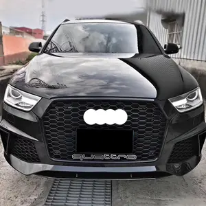2016-2019 For Audi Q3 SQ3 RSQ3 Bodykit Front Bumper With Grill Made From Durable ABS And Plastic Material