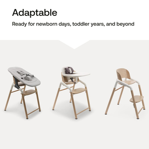 Custom Wooden Baby High Chair, Adjustable in 1 Second, Easy to Clean, Safe and Ergonomic <strong>Highchair</strong> Suitable <strong>From</strong> Birth - Product Image 6