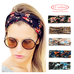 نمط غجري أوروبي وأمريكي نسخة واسعة من عصابة رأس متقاطعة للسيدات على شكل عصابة رأس للسيدات على شكل عصابة رأس - Product Image 1