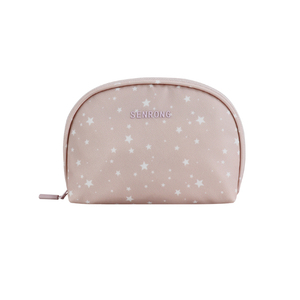 Custom Logo Ladies Makeup Pouch Small Travel <b>Lipstick</b> Organizer Fashion Cosmetic <b>Bags</b> with Zipper Closure for Women Dot Pattern - Product Image 2