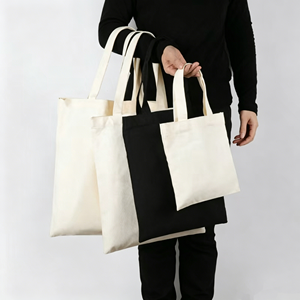 Blank Cotton <b>Canvas</b> <b>Tote</b> Bag Custom Logo Reusable Shopping Bag Multi Size Color with Screen Print Embroidery for Promotion Gift - Product Image 2