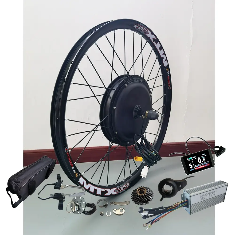 MTX jant 2 ''27.5'' '2000W elektrikli bisiklet motoru dönüşüm kiti Ebike Hub arka tekerlek 48V