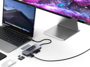 Adaptateur multifonction en aluminium 9 en 1 HDTV <span class=keywords><strong>USB</strong></span>-C SD TF <span class=keywords><strong>M2</strong></span> SSD <span class=keywords><strong>NVMe</strong></span> Docking Station <span class=keywords><strong>Usb</strong></span> Hub - Product Image 5